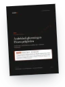 Forsiden af eksempelrapporten for den fiktive forening Eksempelgården